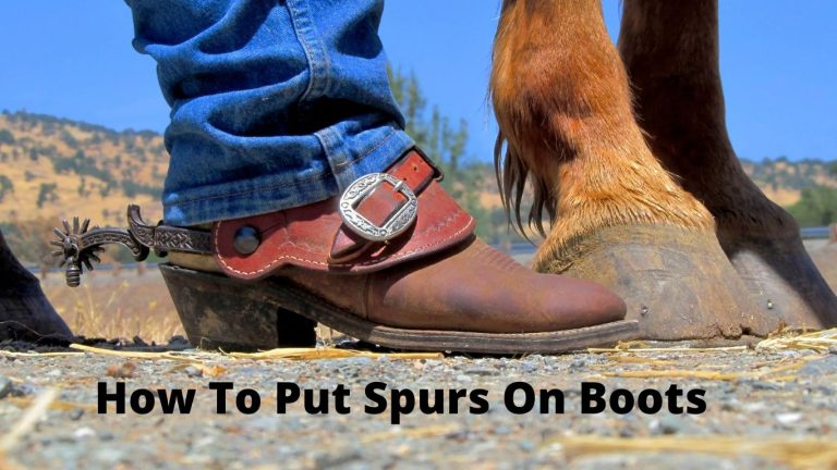 How to put Spurs on Boots