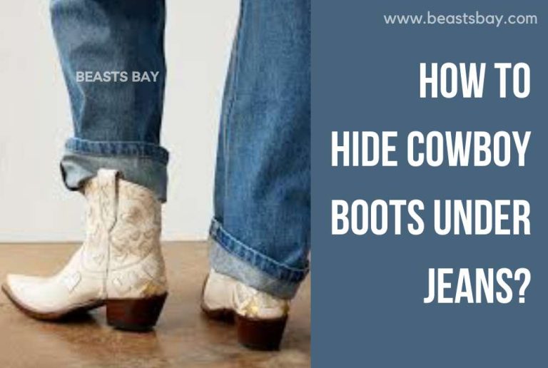 How To Hide Cowboy Boots Under Jeans?