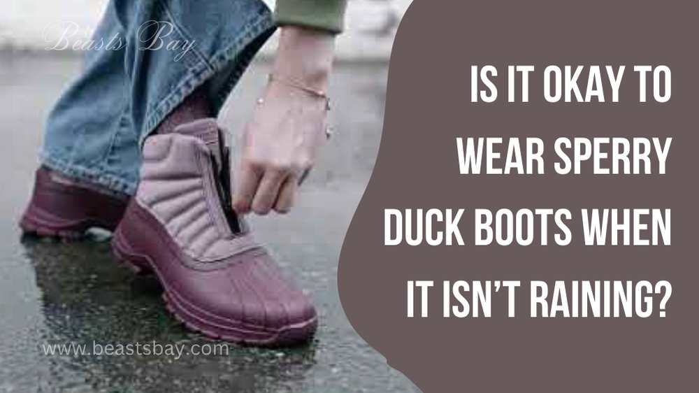 Is It Okay to Wear Sperry Duck Boots When It isn't Raining