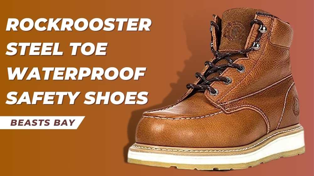 ROCKROOSTER Steel Toe Waterproof Safety Shoes