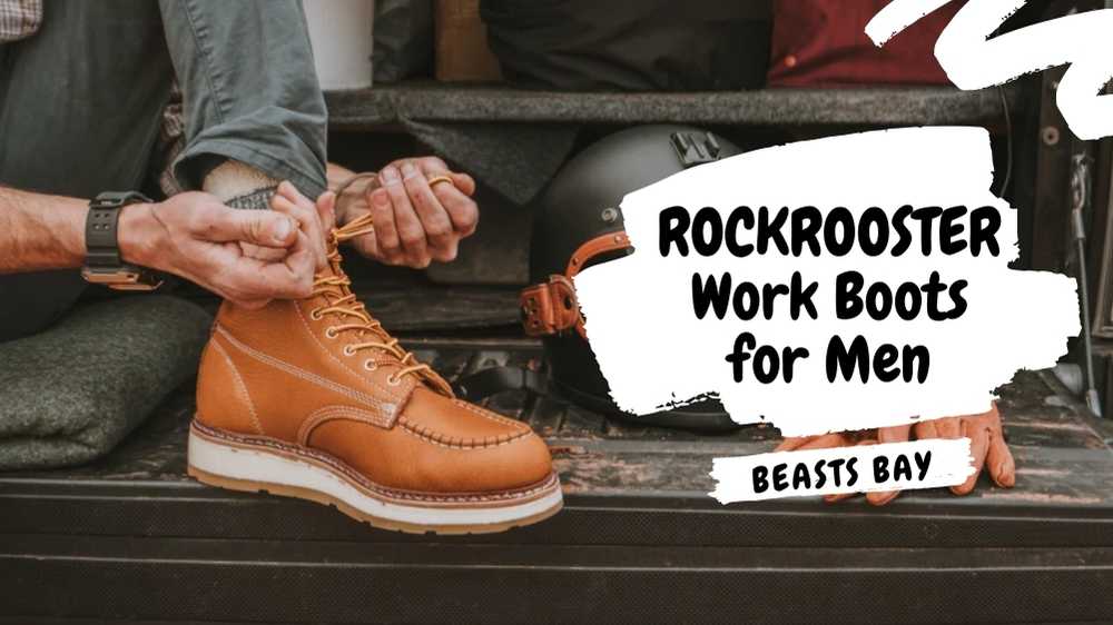 ROCKROOSTER Work Boots for Men 