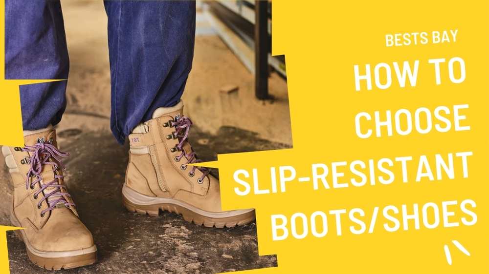 Slip-Resistant Boots or Shoes