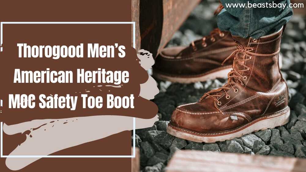Thorogood Men's American Heritage MOC Safety Toe Boot