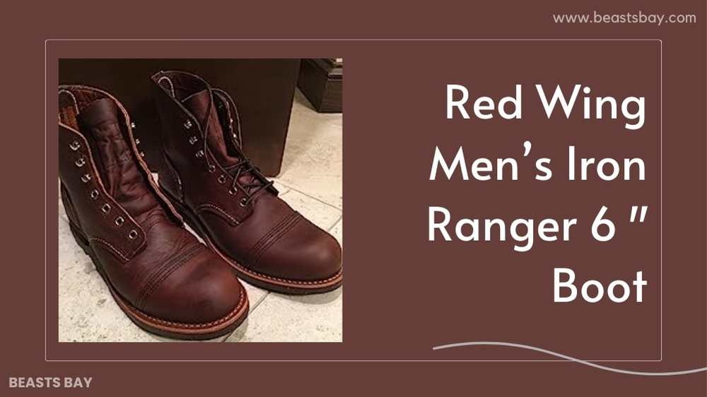 Red Wing Men's Iron Ranger 6 Boot
